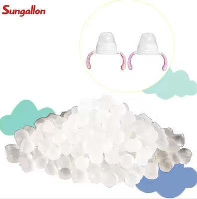 Food Grade TPR TPE Granules Baby Bottle Accessories SEBS Composition