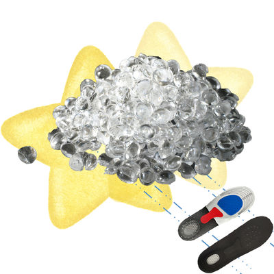 Mềm thoải mái TPE Granules thân thiện với môi trường Độ cứng điều chỉnh Màu sắc Insoles Nhà sản xuất giày