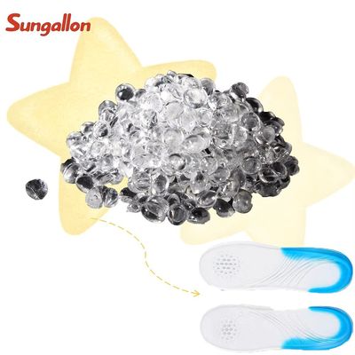 ป้องกันการลื่น ทับกระแทก ยางอ่อน เจลรองเท้า Insole Pads TPE วัสดุแพร่ TPR Granules