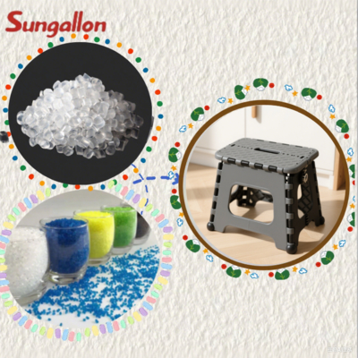 High-Quality TPE Granules for Folding Small Stool Raw Material Flexible Non-Deformable Thermoplastic Particles Supplier