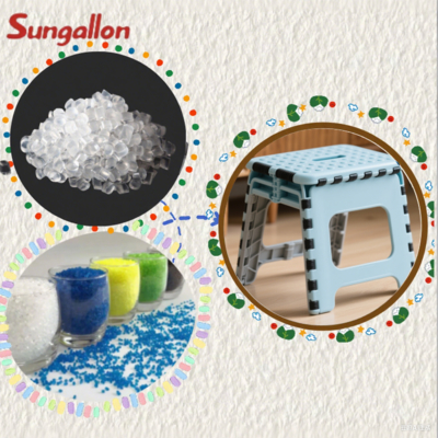 High-Quality TPE Granules for Folding Small Stool Raw Material Flexible Non-Deformable Thermoplastic Particles Supplier