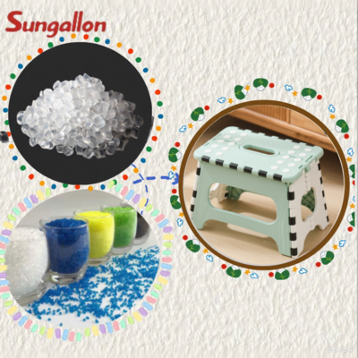 High-Quality TPE Granules for Folding Small Stool Raw Material Flexible Non-Deformable Thermoplastic Particles Supplier