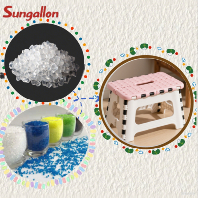 High-Quality TPE Granules for Folding Small Stool Raw Material Flexible Non-Deformable Thermoplastic Particles Supplier