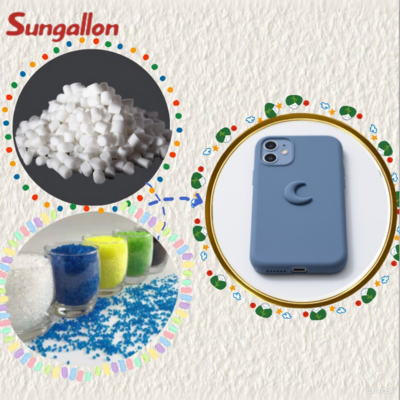 Direct Factory TPE Granules Phone Case Raw Material Skin-Friendly Non-Yellowing Elastic Thermoplastic Particles Bulk Sale