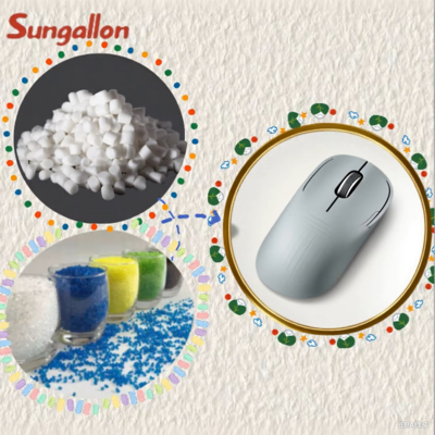 TPE Granules for Mouse Wheels 40A-90A Hardness Injection Molding Grade