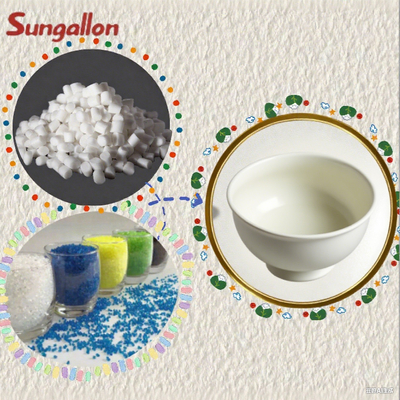 Premium TPE Particles Bowl Raw Material Non-Toxic Anti-Drop Wear-Resistant Thermoplastic Granules for Tableware Wholesale