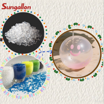 Direct Factory High-Grade TPE Toy Ball Raw Material Injection-Moldable Anti-Aging Particles with Low-Compression-Set Bulk