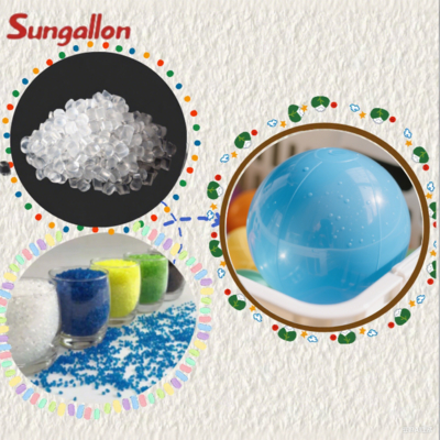 Direct Factory High-Grade TPE Toy Ball Raw Material Injection-Moldable Anti-Aging Particles with Low-Compression-Set Bulk