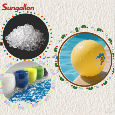 Direct Factory High-Grade TPE Toy Ball Raw Material Injection-Moldable Anti-Aging Particles with Low-Compression-Set Bulk