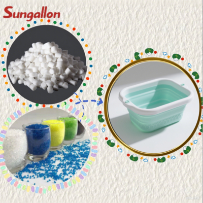 Direct Factory Supply TPE Particles Customizable Hardness for Injection Molding Stable Performance in Folding Basins