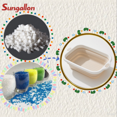 Direct Factory Supply TPE Particles Customizable Hardness for Injection Molding Stable Performance in Folding Basins