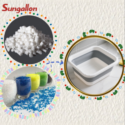 Direct Factory Supply TPE Particles Customizable Hardness for Injection Molding Stable Performance in Folding Basins