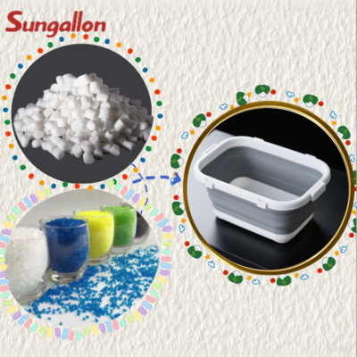 Direct Factory Supply TPE Particles Customizable Hardness for Injection Molding Stable Performance in Folding Basins