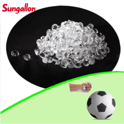 Sungallon TPE Granules High-Quality Injection Molding Grade Attractive Appearance for Football Basketball & Various Balls