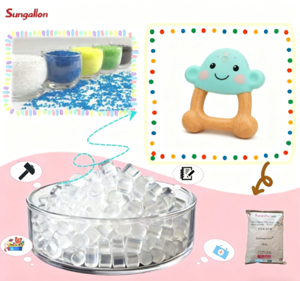 TPE Granules for Infant Toys-Safe & Odor-Free, Eco-Friendly & Easy to Process,Suitable for Biting&Contact