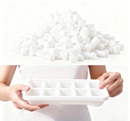 Sungallon Food-Contact Safe, Low-Temp Resistant & Easy Demold For Home Kitchen/Bar Party Ice Cube Tray Making TPE granule  Non-Toxic, Soft-Touch & Crack-Resistant
