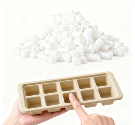 Sungallon Food-Contact Safe, Low-Temp Resistant & Easy Demold For Home Kitchen/Bar Party Ice Cube Tray Making TPE granule  Non-Toxic, Soft-Touch & Crack-Resistant