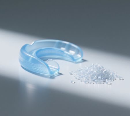 Transparent Soft TPE/TPR Granules - Recyclable, Non-Toxic, Shock-Resistant Raw Material Specialized for Sports Mouthguards