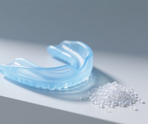 Transparent Soft TPE/TPR Granules - Recyclable, Non-Toxic, Shock-Resistant Raw Material Specialized for Sports Mouthguards