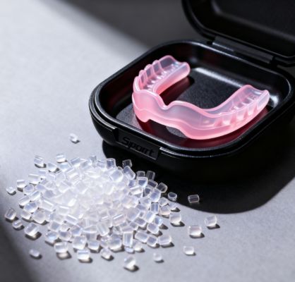 Transparent Soft TPE/TPR Granules - Recyclable, Non-Toxic, Shock-Resistant Raw Material Specialized for Sports Mouthguards