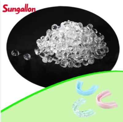 Transparent Soft TPE/TPR Granules - Recyclable, Non-Toxic, Shock-Resistant Raw Material Specialized for Sports Mouthguards