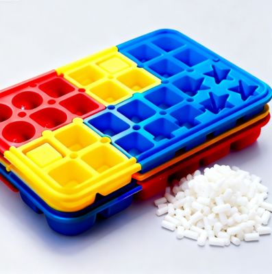 TPE Granules: Recyclable Soft Cube Ice Tray Made with Food-Grade TPE Rubber Granules