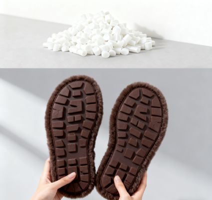 Sungallon Soft Wear-Resistant Odor-Free TPE Thermoplastic Elastomer Granules for Home Indoor Slippers/Casual Loafers Shoe Sole Molding
