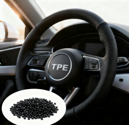 Eco-Friendly TPE Raw Material for Automotive Steering Wheel Cover - Durable, Recyclable & Non-Toxic | Car Interior Component Material Supplier