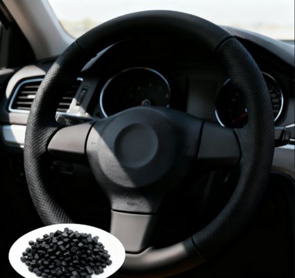 Eco-Friendly TPE Raw Material for Automotive Steering Wheel Cover - Durable, Recyclable & Non-Toxic | Car Interior Component Material Supplier