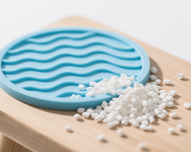 High Quality TPE Rubber Cup Coasters Table & Car Cup Holder Pads with Durable Elastomer Granule Material