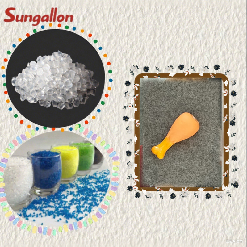 TPE Particles for Pet Chew Toys, Non-Toxic No Plasticizer, High Rebound, Custom Color, Small-Batch Acceptable