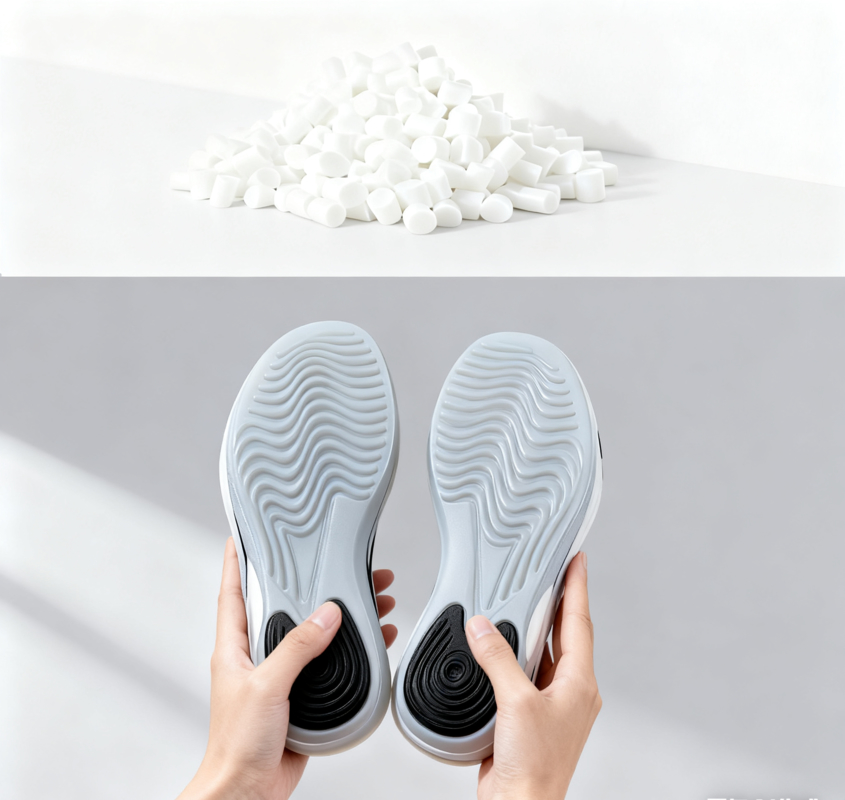 Sungallon Soft Wear-Resistant Odor-Free TPE Thermoplastic Elastomer Granules for Home Indoor Slippers/Casual Loafers Shoe Sole Molding